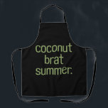 Kamala Harris Coconut Brat Sommer 2024 Schürze<br><div class="desc">Kamala Harris Coconut Brat Sommer 2024</div>