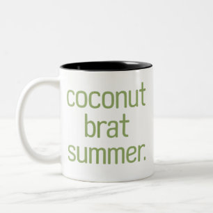Kamala Harris Coconut Brat Sommer 2024 Zweifarbige Tasse