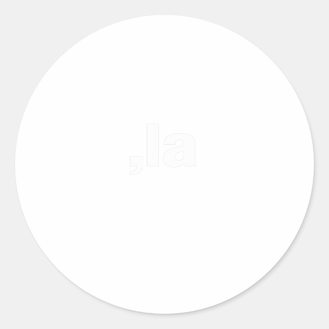 Kamala Harris Comma La Biden Harris 2020 BLM Runder Aufkleber (Vorderseite)