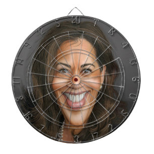 Kamala Harris Dartscheibe