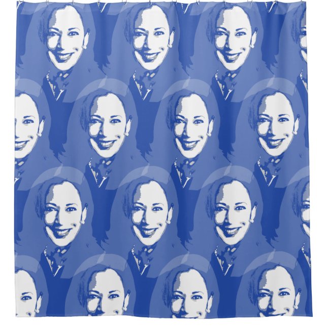 KAMALA HARRIS DUSCHVORHANG (Vorderseite)