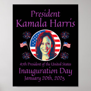 Kamala Harris Einweihung 2025 Memorabilia 1 Poster