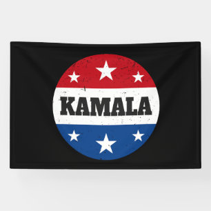 Kamala Harris Election 2024 V Banner