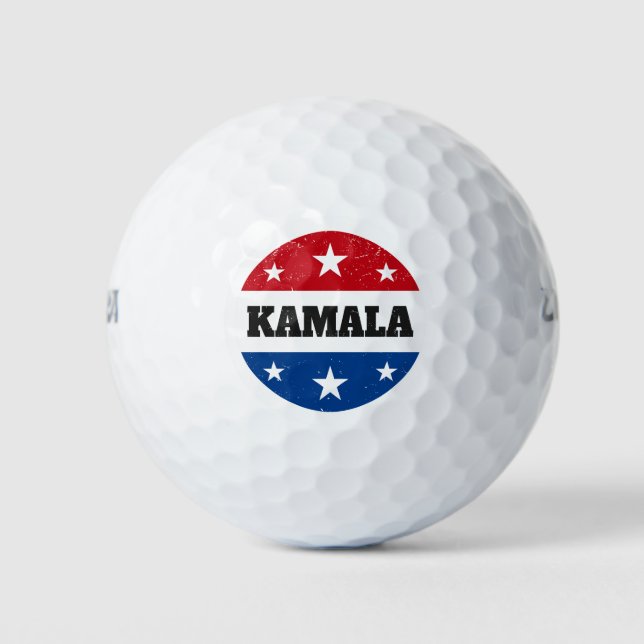 Kamala Harris Election 2024 V Golfball (Vorderseite)