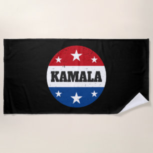 Kamala Harris Election 2024 V Strandtuch