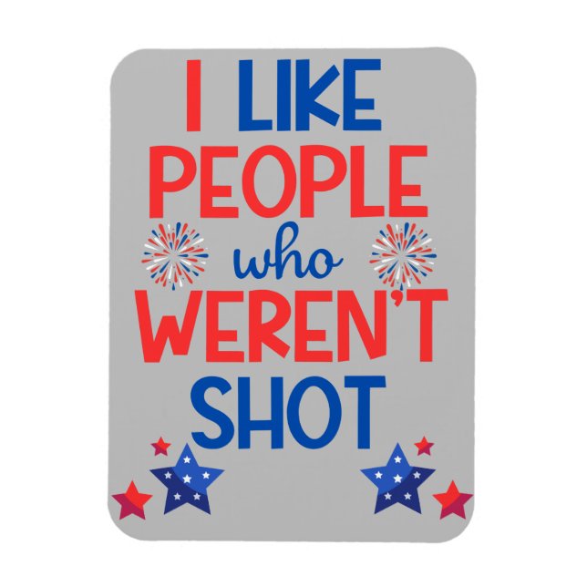 Kamala Harris Election Funny Anti-Trump Red & Blue Magnet (Vertikal)