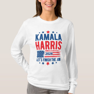 Kamala Harris: Ende 2024 Präsident T-Shirt