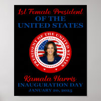 Kamala Harris Erste weibliche Präsidentin Einweihu