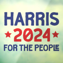Kamala Harris Fensteraufkleber