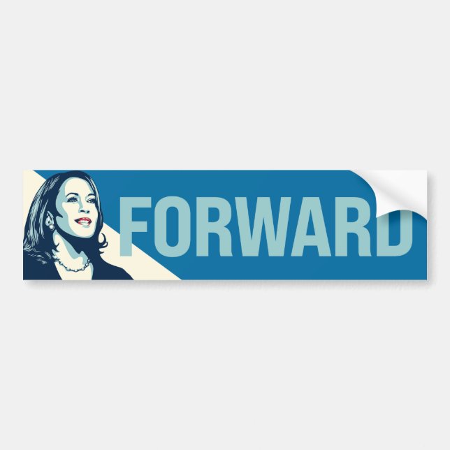 KAMALA HARRIS FORWARD AUTOAUFKLEBER (Vorne)