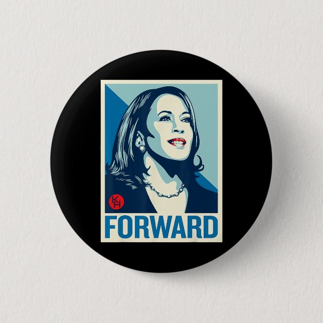 Kamala Harris Forward Button (Vorderseite)