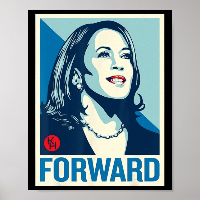 Kamala Harris Forward Poster (Vorne)