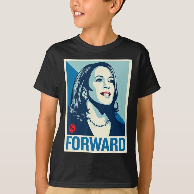 Kamala Harris Forward T-Shirt (Vorderseite)