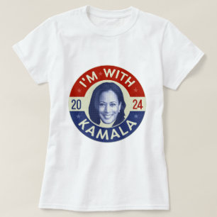Kamala Harris Foto 2020 Präsidenten-Demokrat Retr T-Shirt