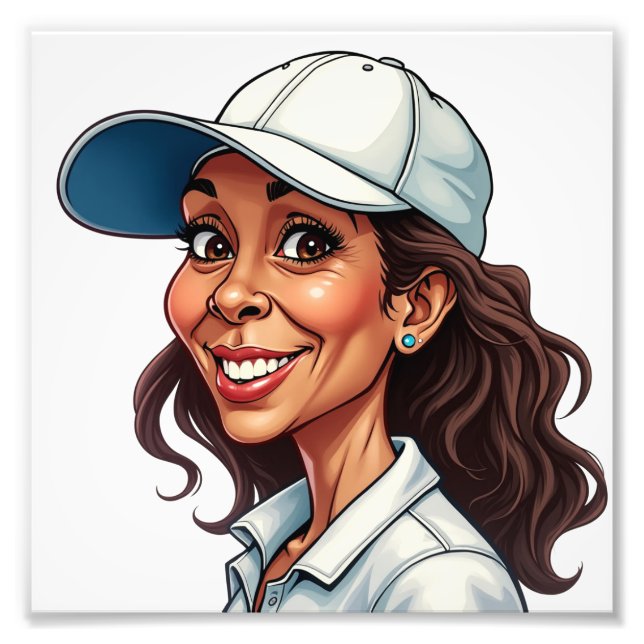 Kamala harris fotodruck (Vorne)