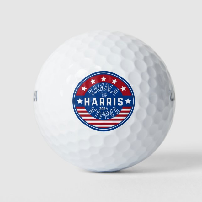 Kamala Harris Frau Präsidentin 2024 Golfball (Vorderseite)