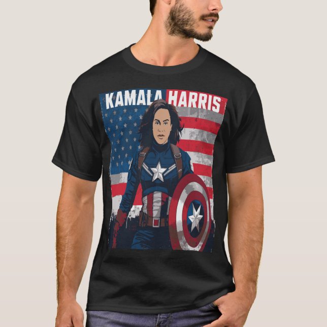 Kamala Harris Frau Präsidentin T-Shirt (Vorderseite)