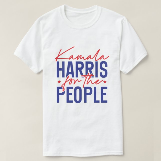 Kamala Harris Frau Präsidentin T-Shirt (Design vorne)
