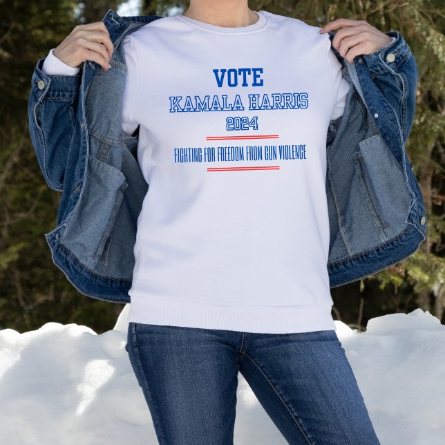 Kamala Harris Freedom from Gun Gewalt Sweatshirt (Von Creator hochgeladen)