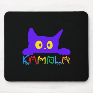 Kamala Harris Funny Cat Lettering Typografie Alpha Mousepad