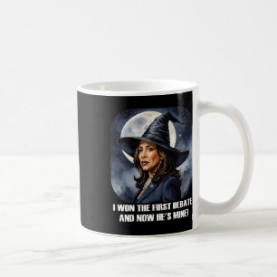 Kamala Harris Funny Debate Wahl 2024 Won Witch Kaffeetasse