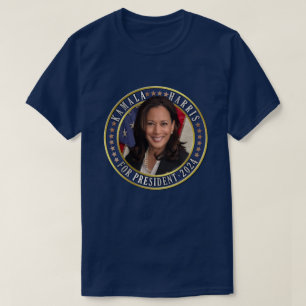 Kamala Harris für das demokratische Foto 2024 T-Shirt
