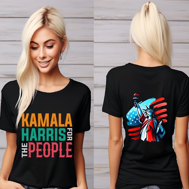 "Kamala Harris" für das Volk T-Shirt (Von Creator hochgeladen)