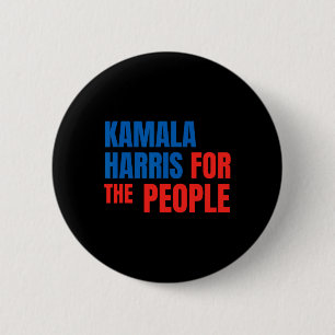 Kamala Harris für den amerikanischen Präsidenten C Button