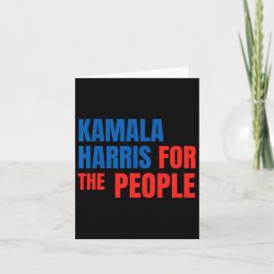 Kamala Harris für den amerikanischen Präsidenten C Karte