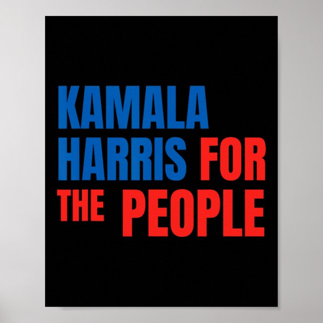 Kamala Harris für den amerikanischen Präsidenten C Poster (Vorne)