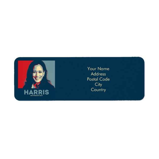 Kamala Harris für den Präsidenten 2024 (Vorne)