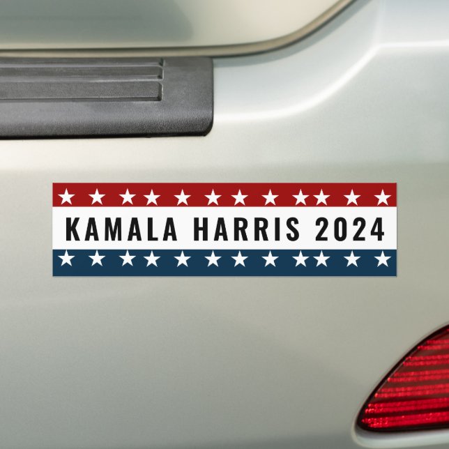 Kamala Harris für den Präsidenten 2024 Autoaufkleber (Auf Auto)