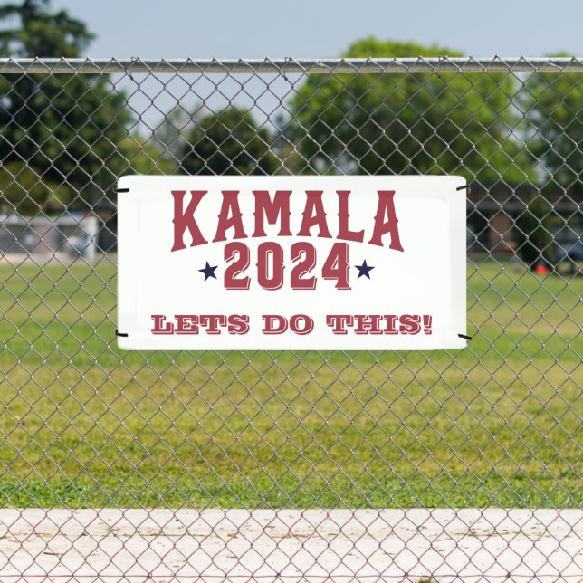Kamala Harris für den Präsidenten 2024 Banner (InSitu)