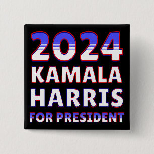 Kamala Harris für den Präsidenten 2024 Button
