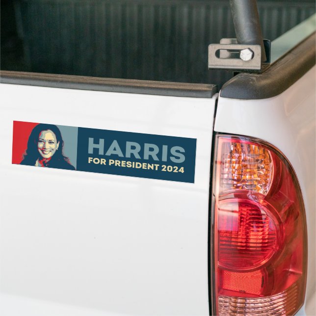 Kamala Harris für den Präsidenten 2024 - Hoffnung Autoaufkleber (Auf Lkw)
