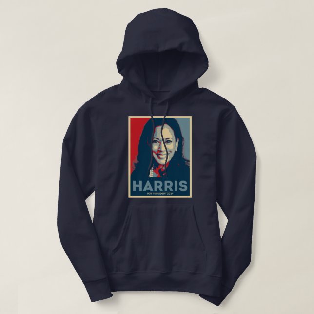 Kamala Harris für den Präsidenten 2024 - Hoffnung Hoodie (Design vorne)