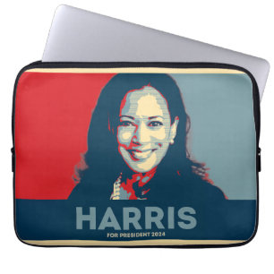 Kamala Harris für den Präsidenten 2024 - Hoffnung Laptopschutzhülle