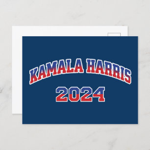 Kamala Harris für den Präsidenten 2024 Postkarte