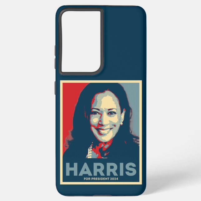 Kamala Harris für den Präsidenten 2024 Samsung Galaxy Hülle (Rückseite)