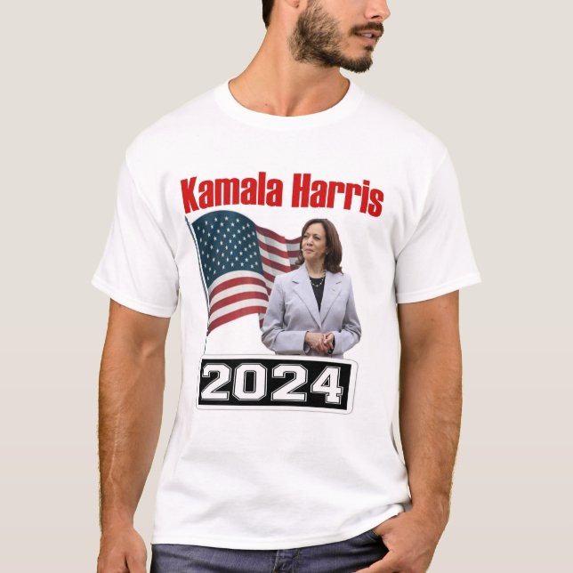 kamala harris für den T - Shirt des Präsidenten (Vorderseite)