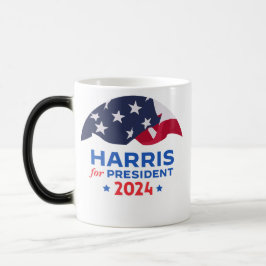 Kamala Harris für die amerikanische Flagge des Prä Verwandlungstasse