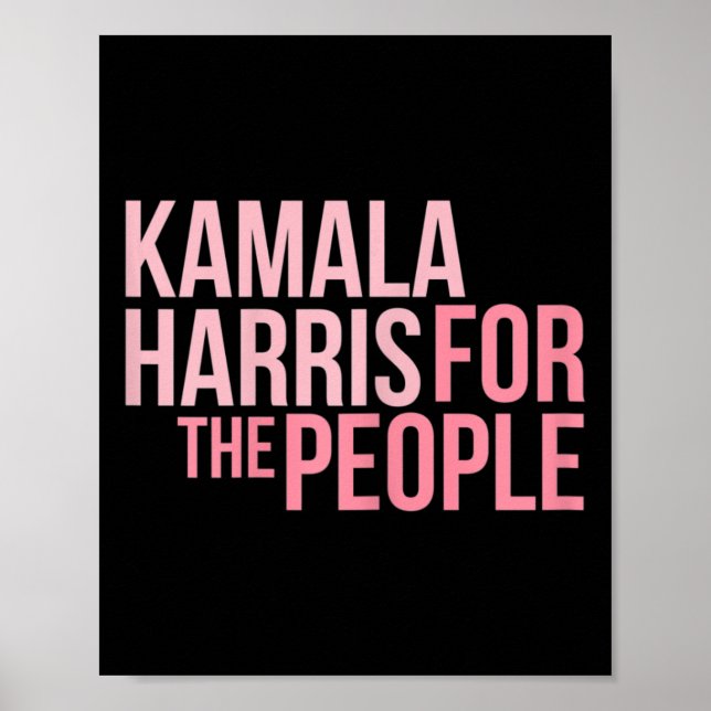 Kamala Harris für die Menschen - Aka 2020 Vice Pre Poster (Vorne)
