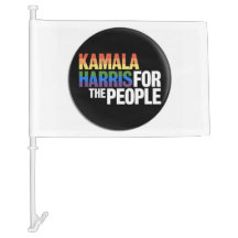 Kamala Harris - Für die Menschen Flagge