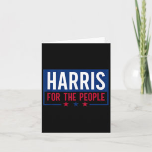 Kamala Harris für die Menschen Frau Präsidentin 20 Karte