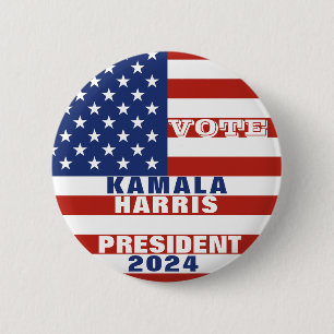 Kamala Harris für die Präsidentschaftskampagne 202 Button