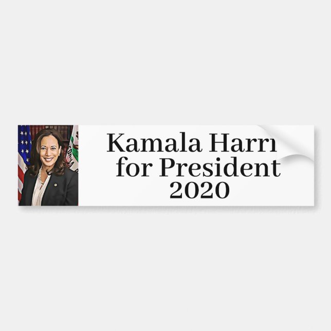 Kamala Harris für die Präsidentschaftswahl 2020 Autoaufkleber (Vorne)