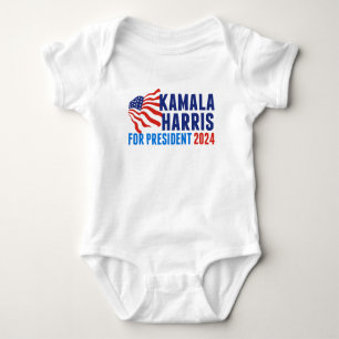 Kamala Harris für die Präsidentschaftswahl 2024 Baby Strampler