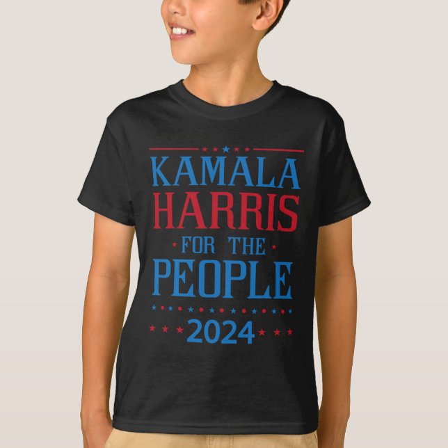 Kamala Harris für die Volkswahl 2024 2024 T-Shirt (Vorderseite)