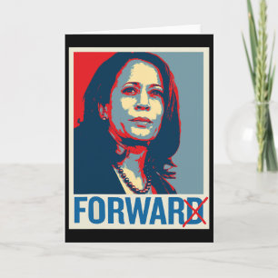 Kamala Harris Für Krieg Nicht Vorwärts Pro-Trump 2 Karte