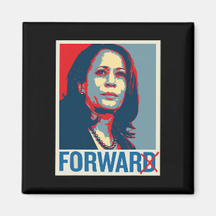Kamala Harris Für Krieg Nicht Vorwärts Pro-Trump 2 Magnet